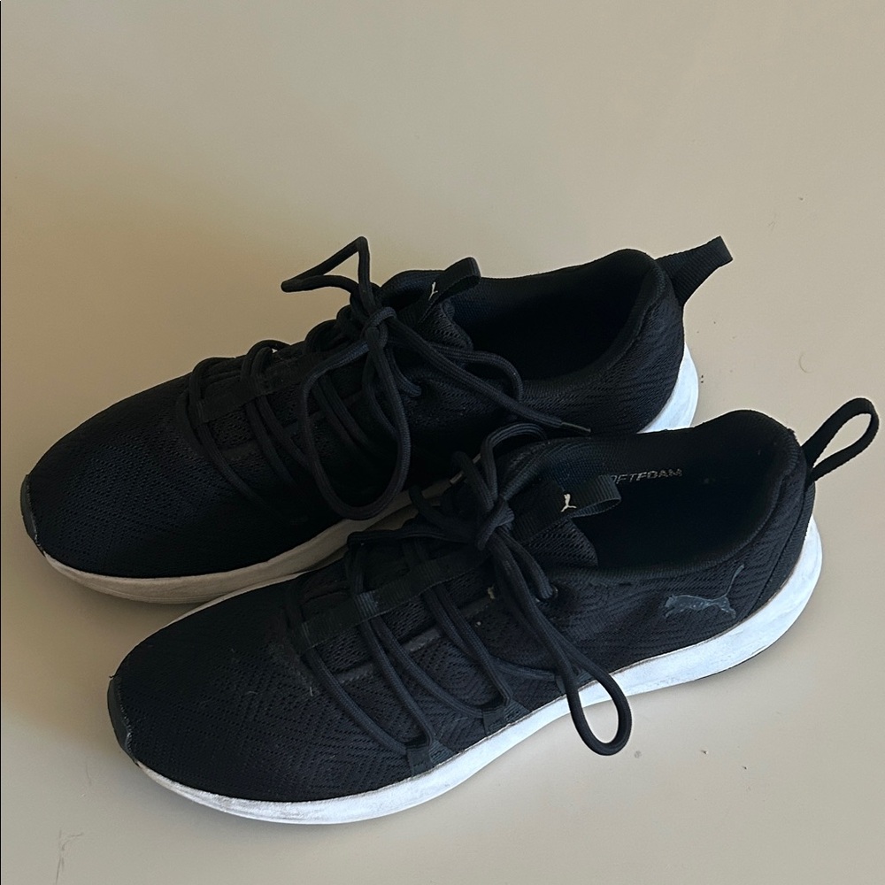 Puma Black and White Women's Sneakers